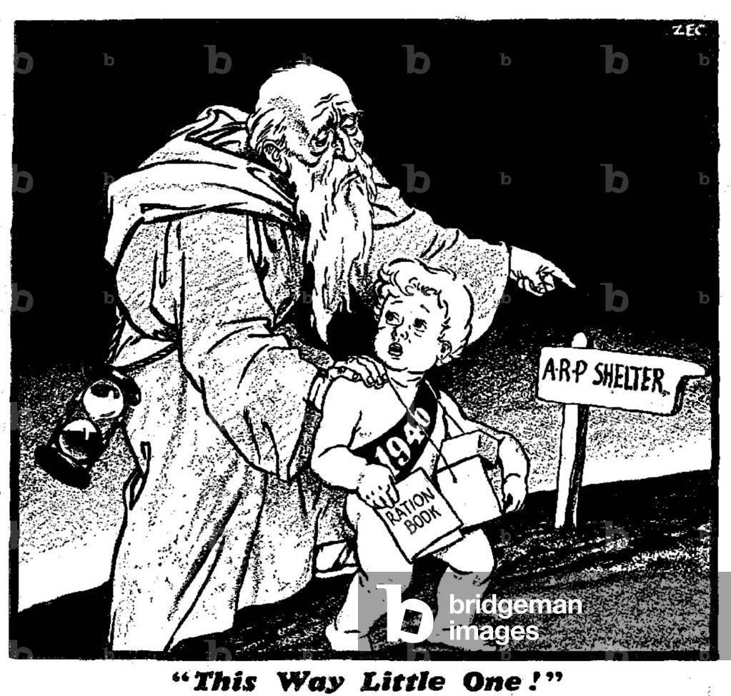 This Way Little One!, 13th December 1940 (b/w illustration)