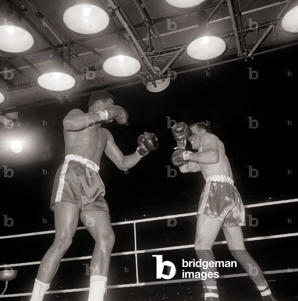 Muhammad Ali v Henry Cooper, June 1963 (b/w photo)