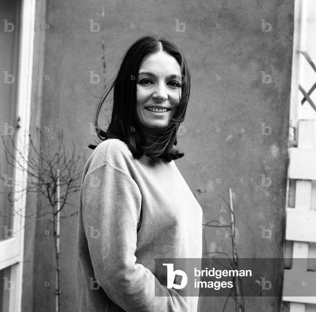 Nana Mouskouri, International Singing Star, pictured at her Belgravia flat in London, 24th February 1970.
