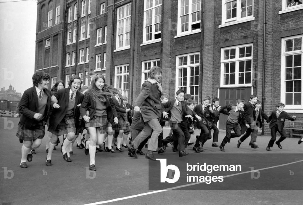 Tommy Steele, a pupil at Bacon's School, Pages walk, S.E.1., from 1946 to 1951, is now the school's most famous old boy, 18th December 1969 (b/w photo)