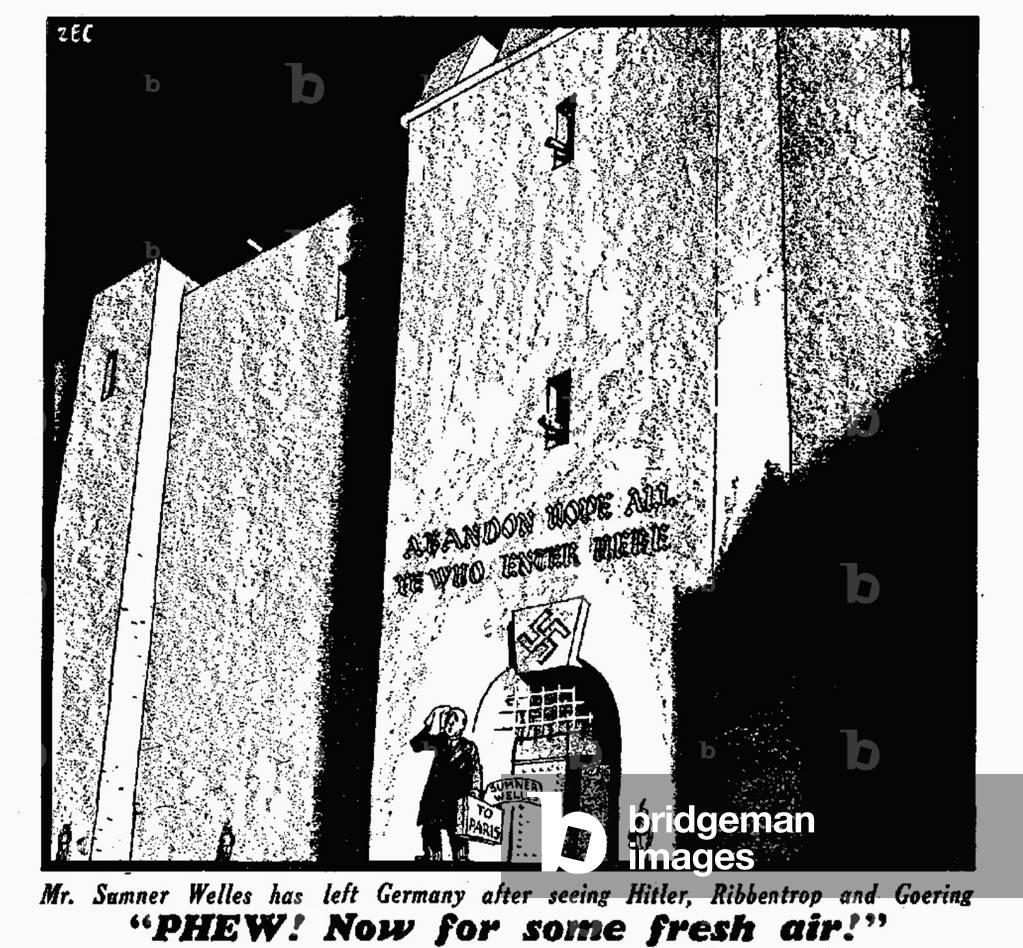 Mr Sumner Welles has left Germany after seeing Hitler, Ribbentropp and Goering. 