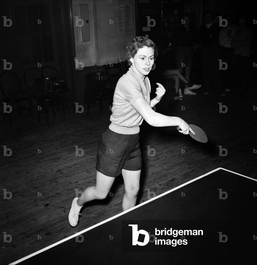 Table Tennis Contest. August 1953 D461