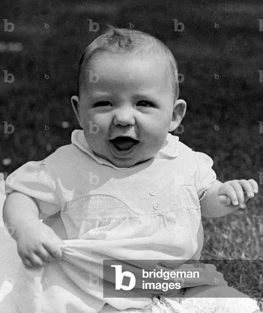 Little baby boy George Green aged six months. 
January 1942