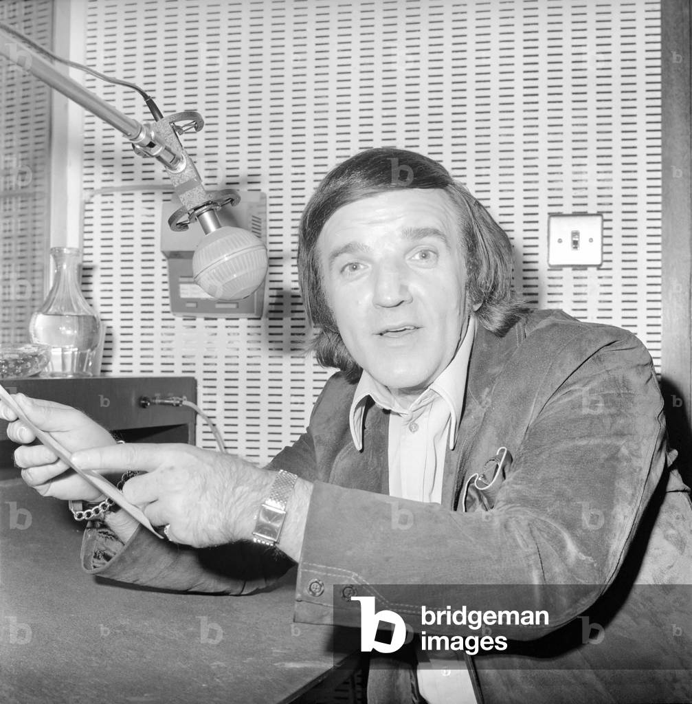Disc Jockey Alan Freeman. October 1974