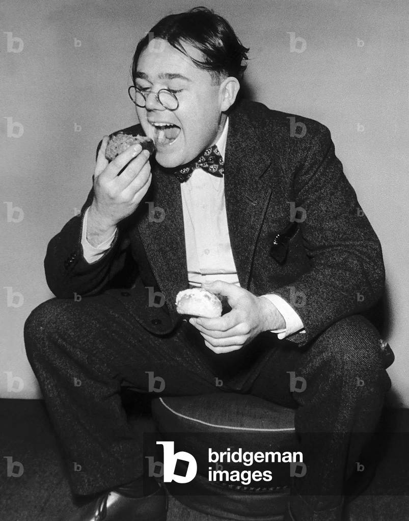 Actor Gerald Campion (29) as Billy Bunter in January 1952 (b/w photo)