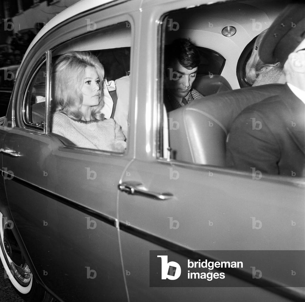 Brigitte Bardot, London, 1963 (b/w photo)