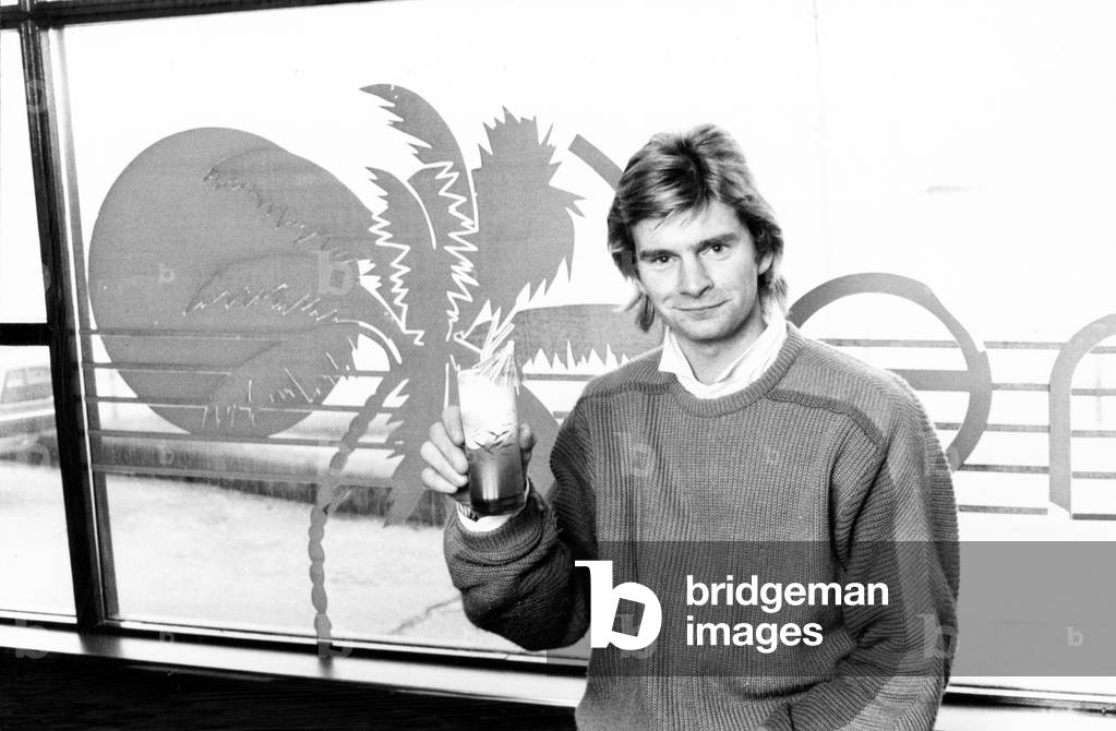 Phil Sumner, who is Sting's brother. 25th December 1984 (b/w photo)