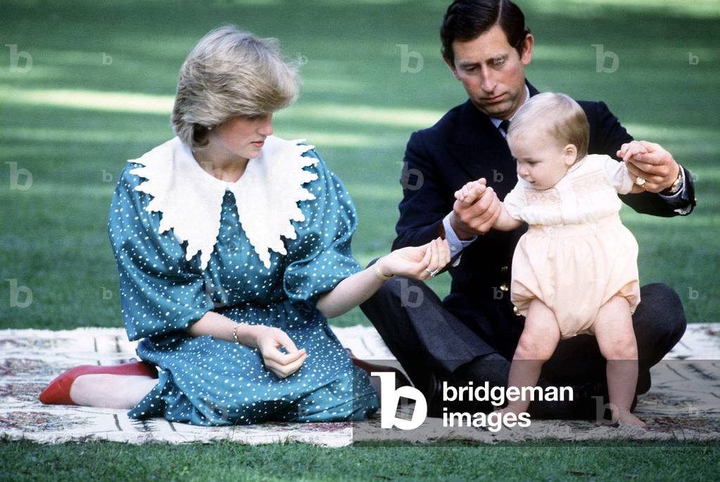 Prince and Princess of Wales with William in New Zealand
April 1983