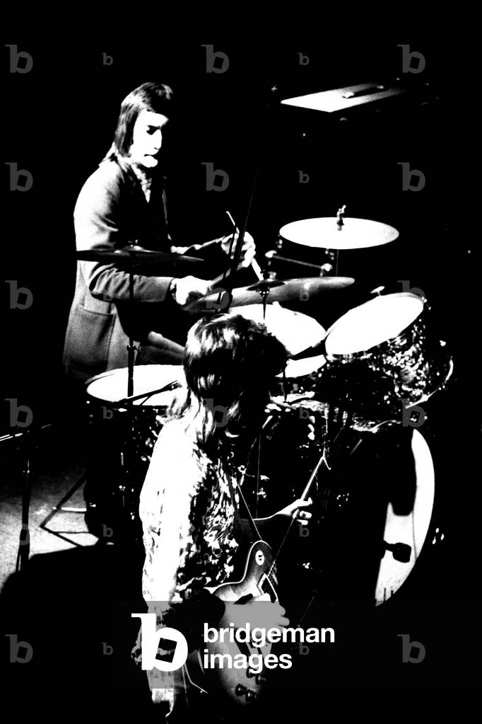 Rolling Stones: Charlie Watts & Mick Taylor in concert at the Newcastle City Hall, 4th March 1971