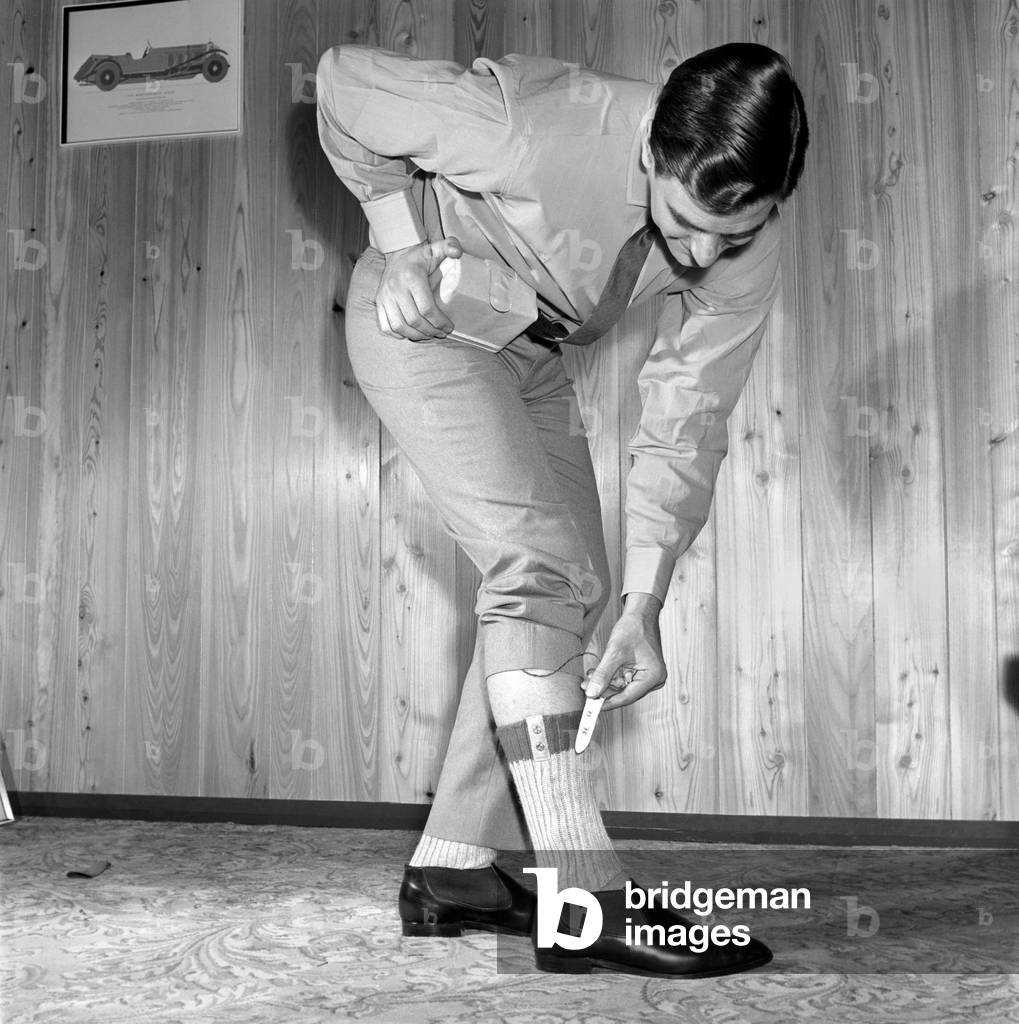 Clothing: Fashion: Menswear, 1965 (b/w photo)