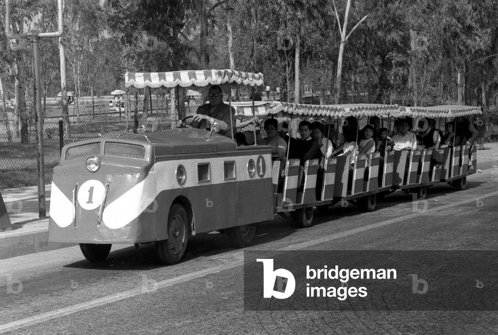 General Street scenes of Mexico City. OPS people, traffic, architecture. January 1968