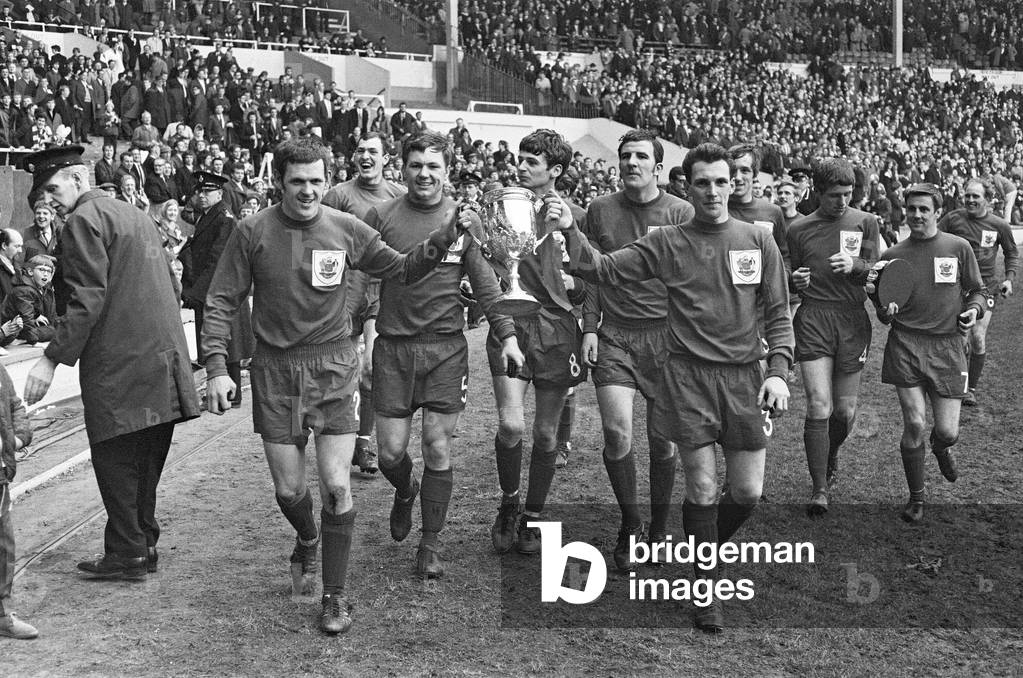North Shields v Sutton FA Amateur Cup match held at Wembley. 12th April 1969 (photo)