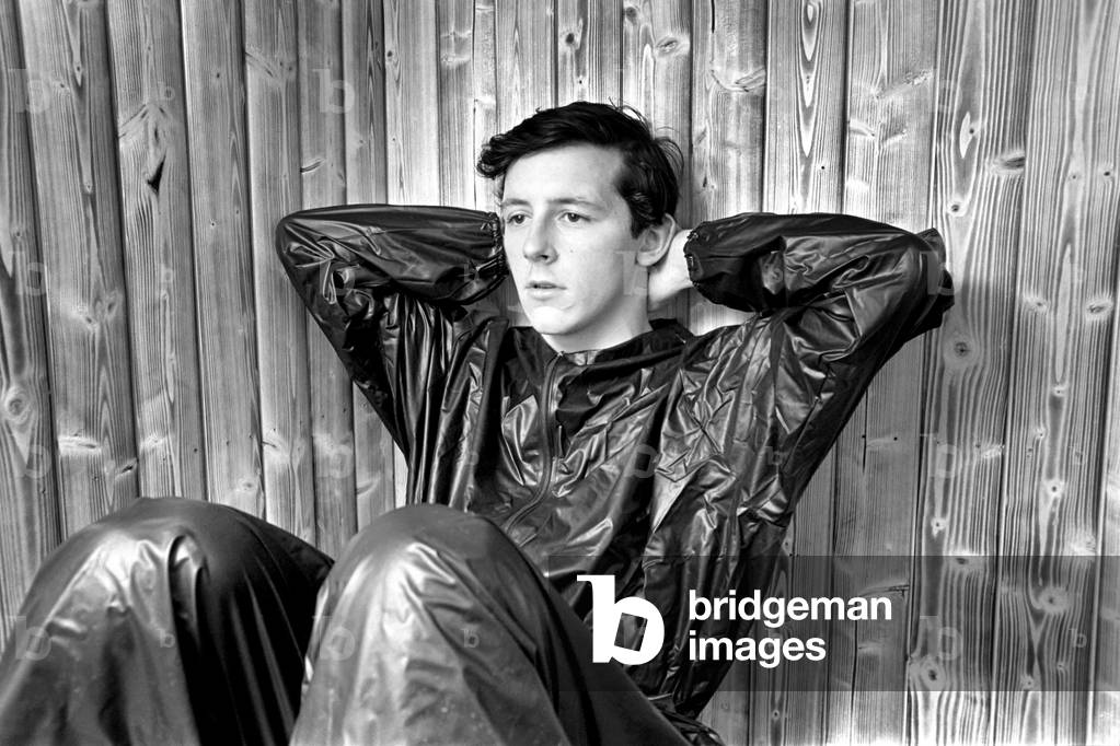 Jockey Barry Brogan at Oxnam. 
 December 1969