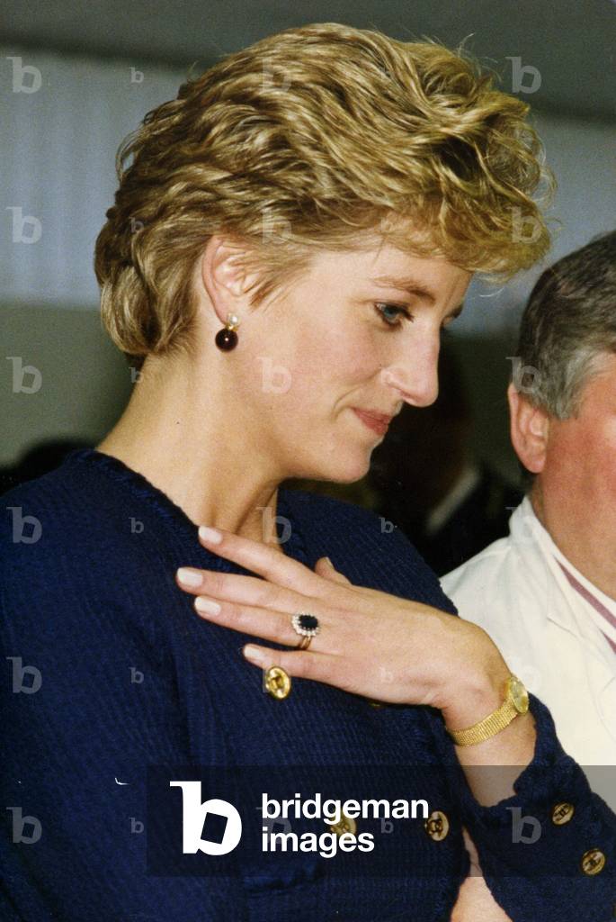 Princess Diana visiting Interconnection Systems, South Shields.
9th December 1992