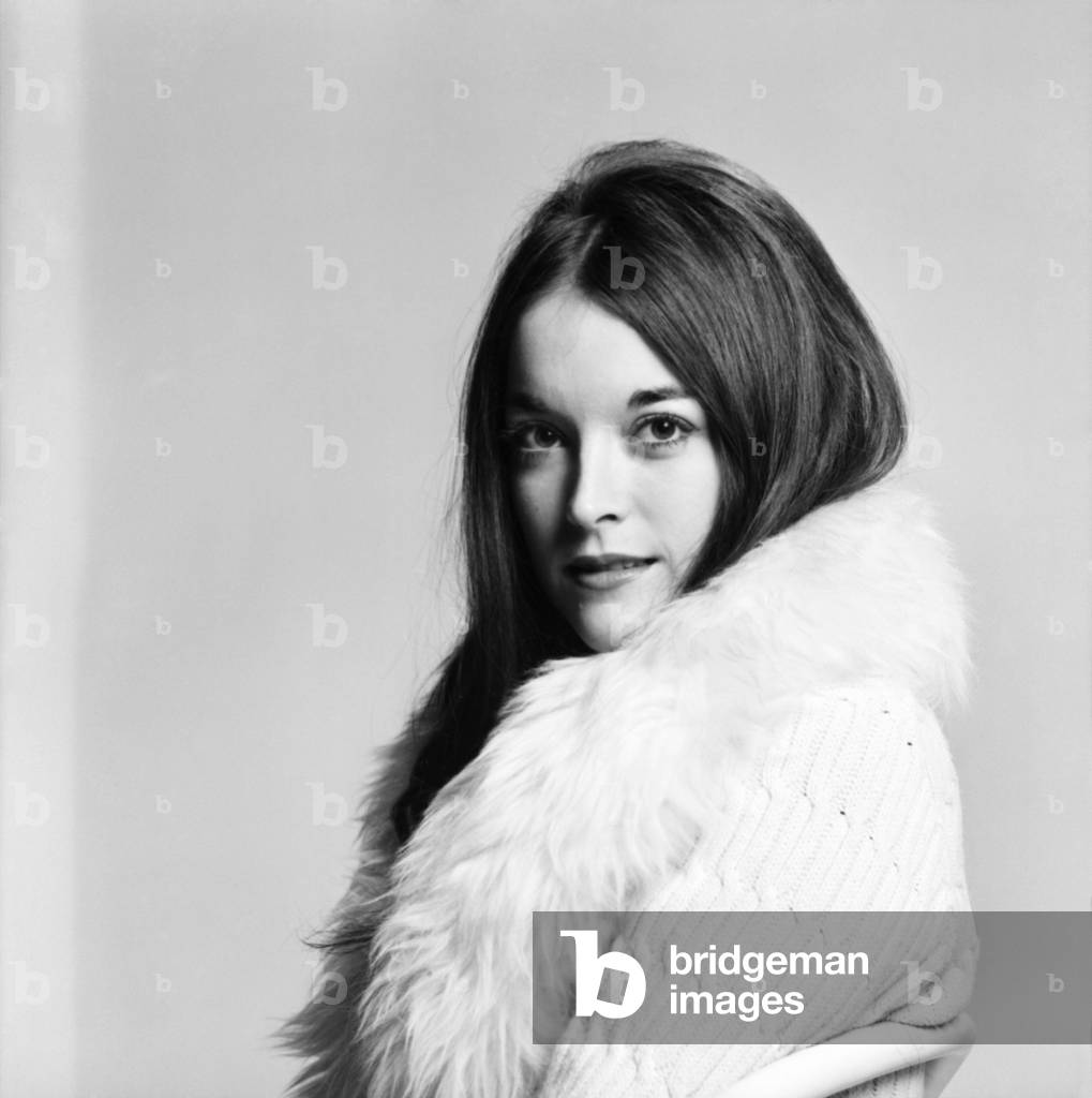 Pop Singer Diane Solomons, February 1975 (b/w photo)