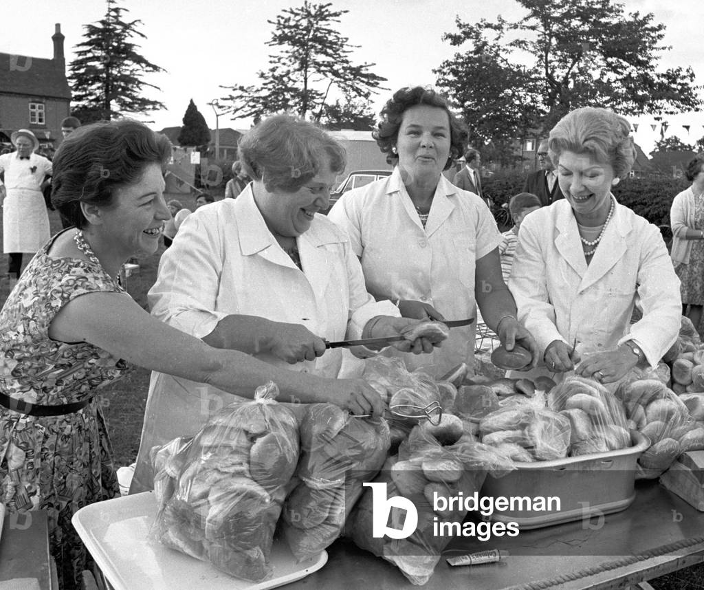 Scouts barbecue at Balsall Common, Warwickshire.
2nd July 1966