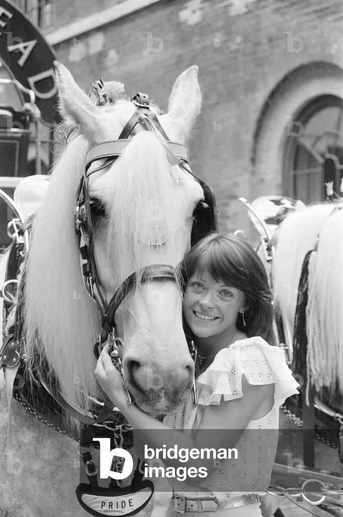 Isla St Clair, actress, singer and game show host, BBC Autumn Schedule Photo-call, London, 13th July 1981.