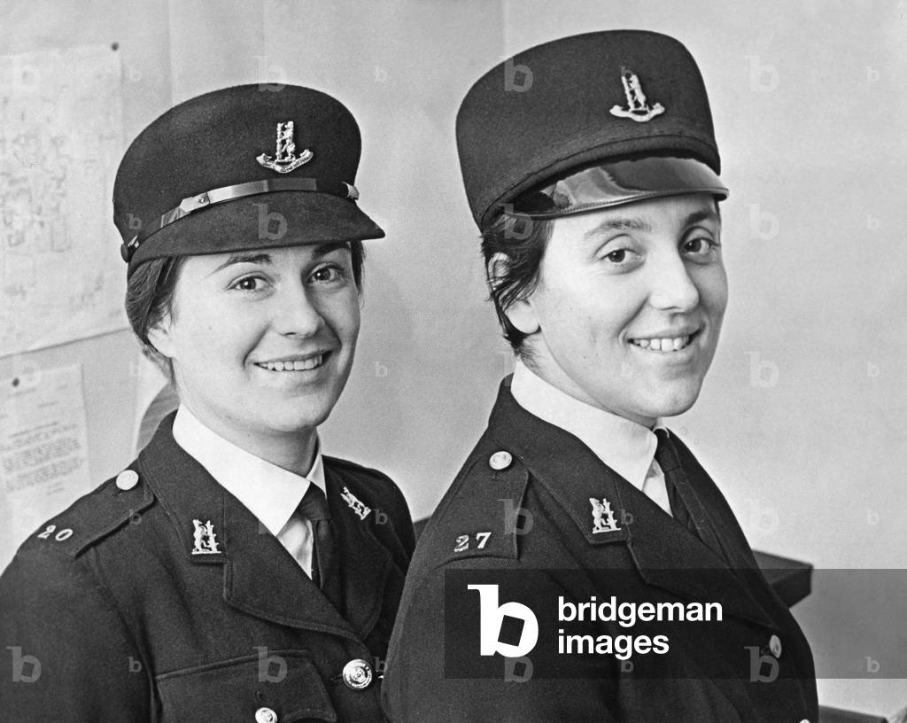 Sergeant Pat Fawcett of Rugby Police(right) is setting a trend in her 