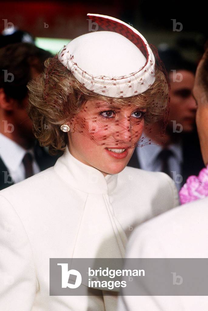 Princess Diana opens the World Travel Market in Olympia 
November 1985