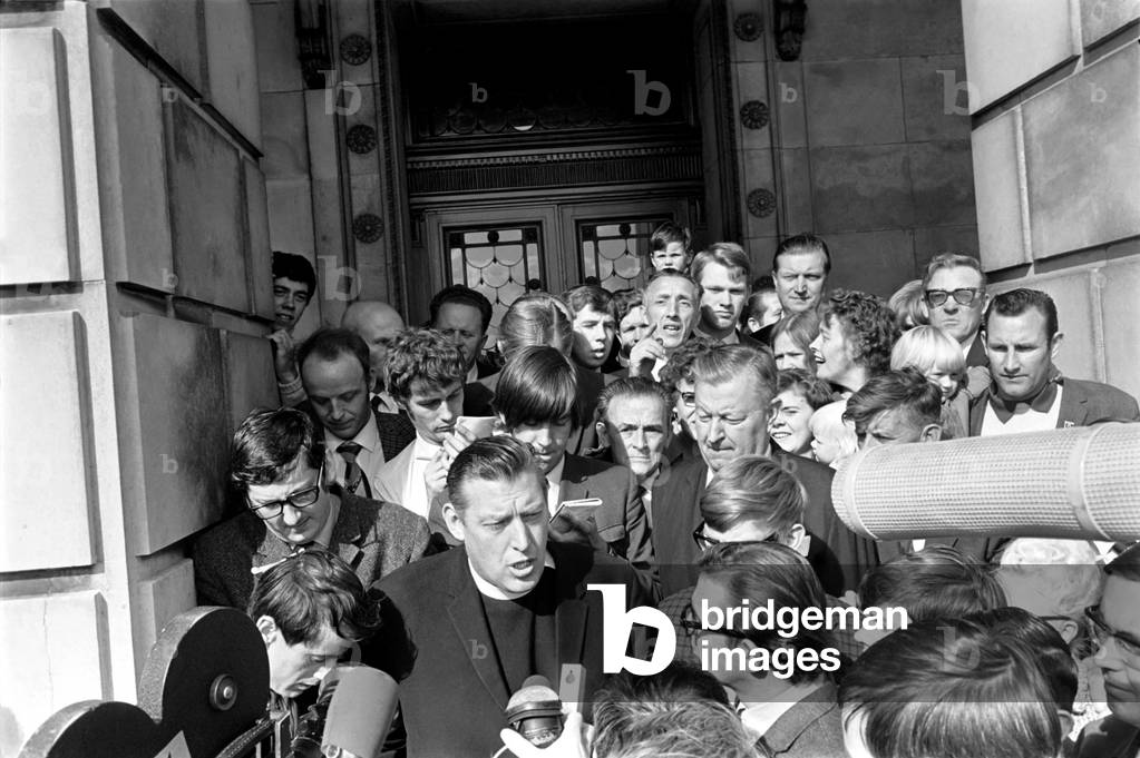 Northern Ireland August 1969. Reverend Ian Paisley seen here at Stormont. August 1969 Z8267-020