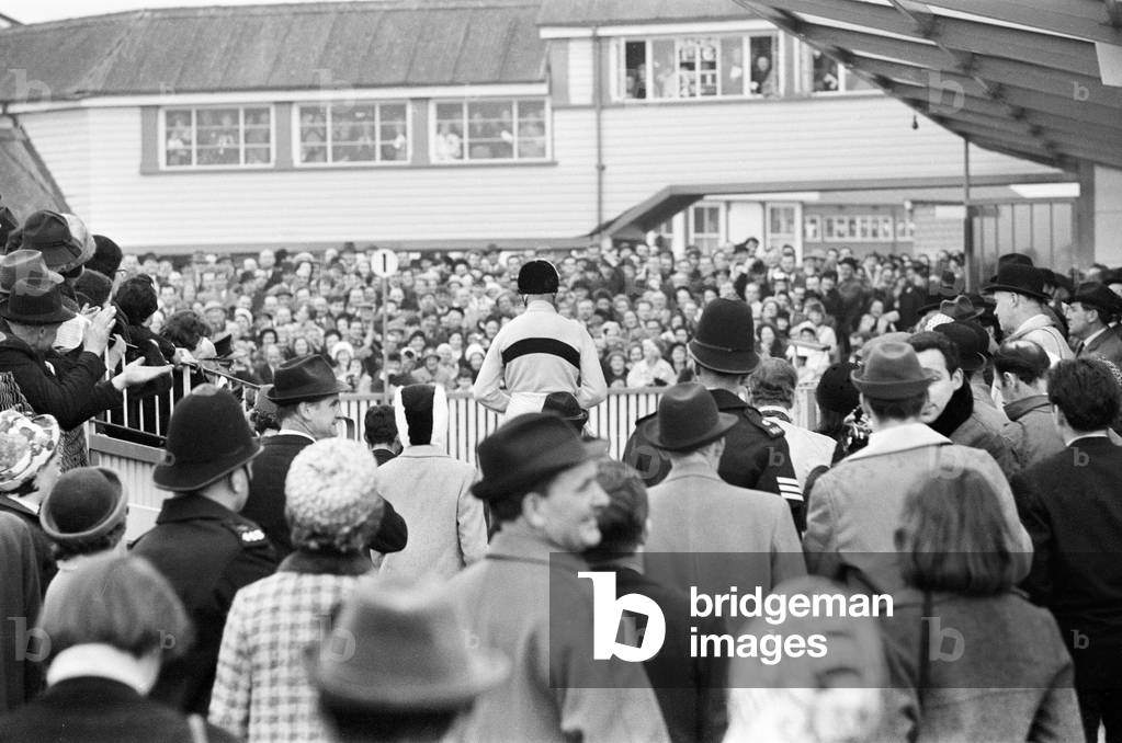 Cheltenham Gold Cup, Thursday 17th March 1966 (b/w photo)