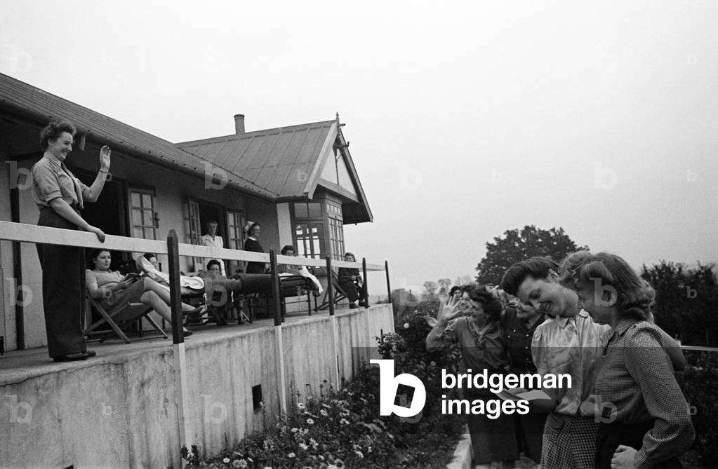 British Legion Sanatorium at Nayland, Suffolk, c. 1946 (b/w photo)