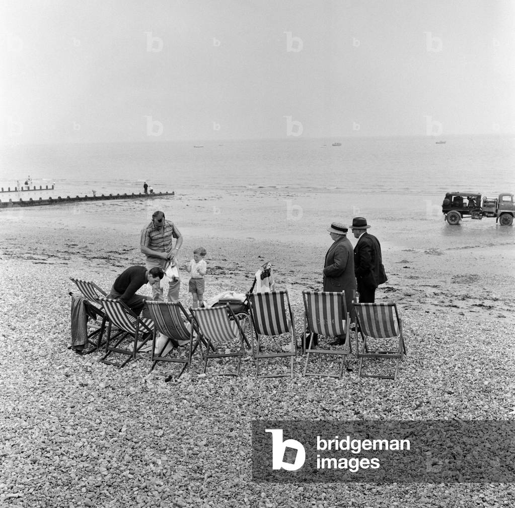 Holiday scenes in Bognor Regis, West Sussex. 6th June 1965 (b/w photo)