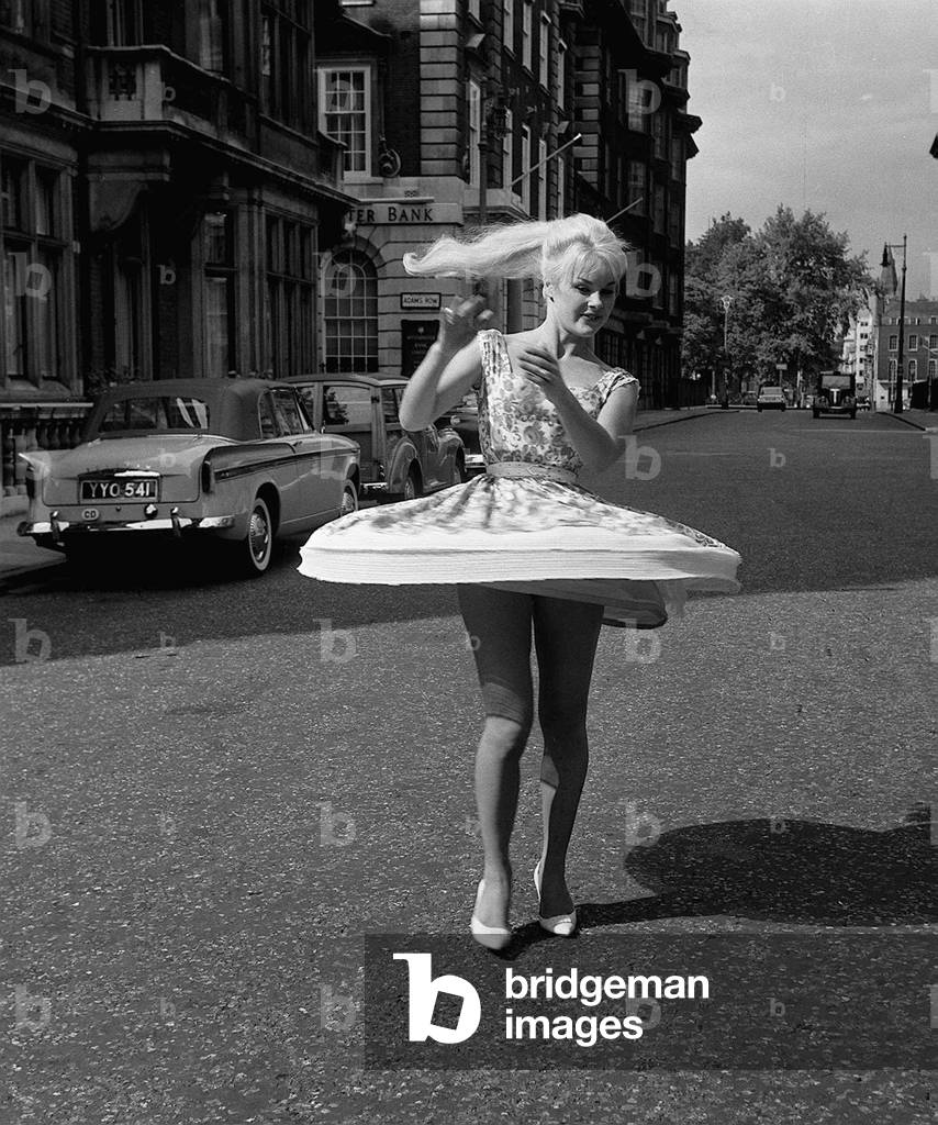 Actress Elke Sommer, 1960 (b/w photo)