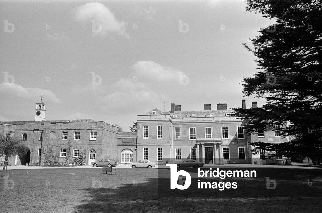 Swallowfield Park, Berkshire. 17th April 1969 (b/w photo)