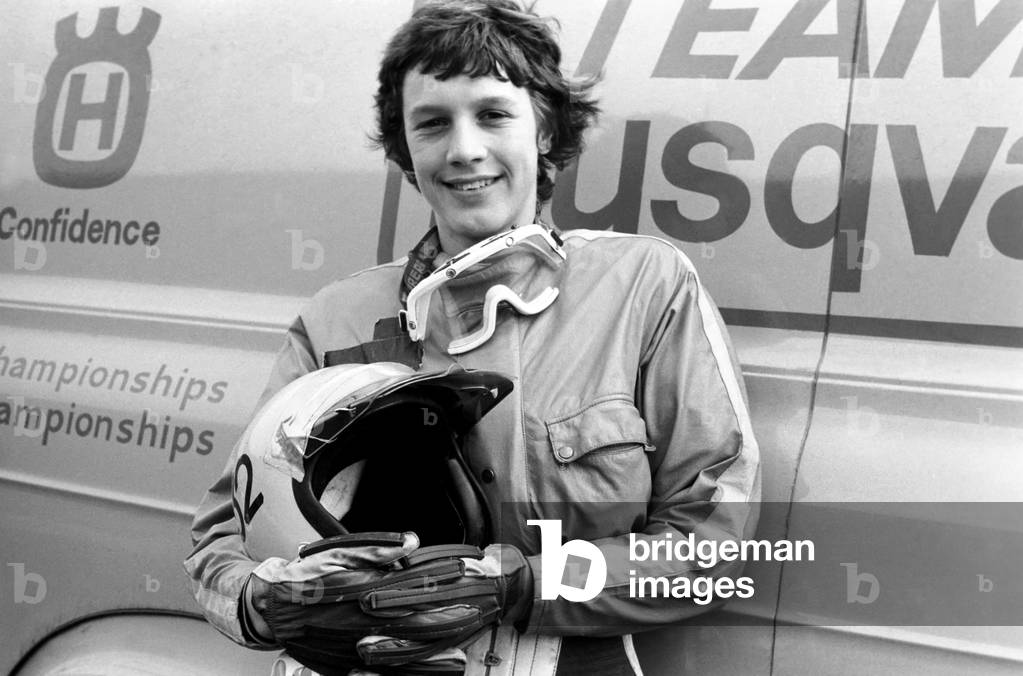 Schoolboys Scramble, 3rd March 1975 (b/w photo)