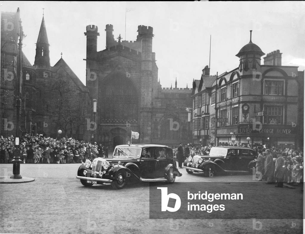 Princess Elizabeth at Chester, April 1951