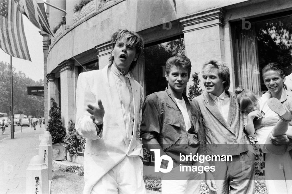 Duran Duran, Music Group, 20th July 1983 (b/w photo)
