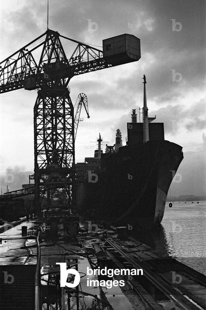 Shipbuilding at Smiths Dock. 1972.