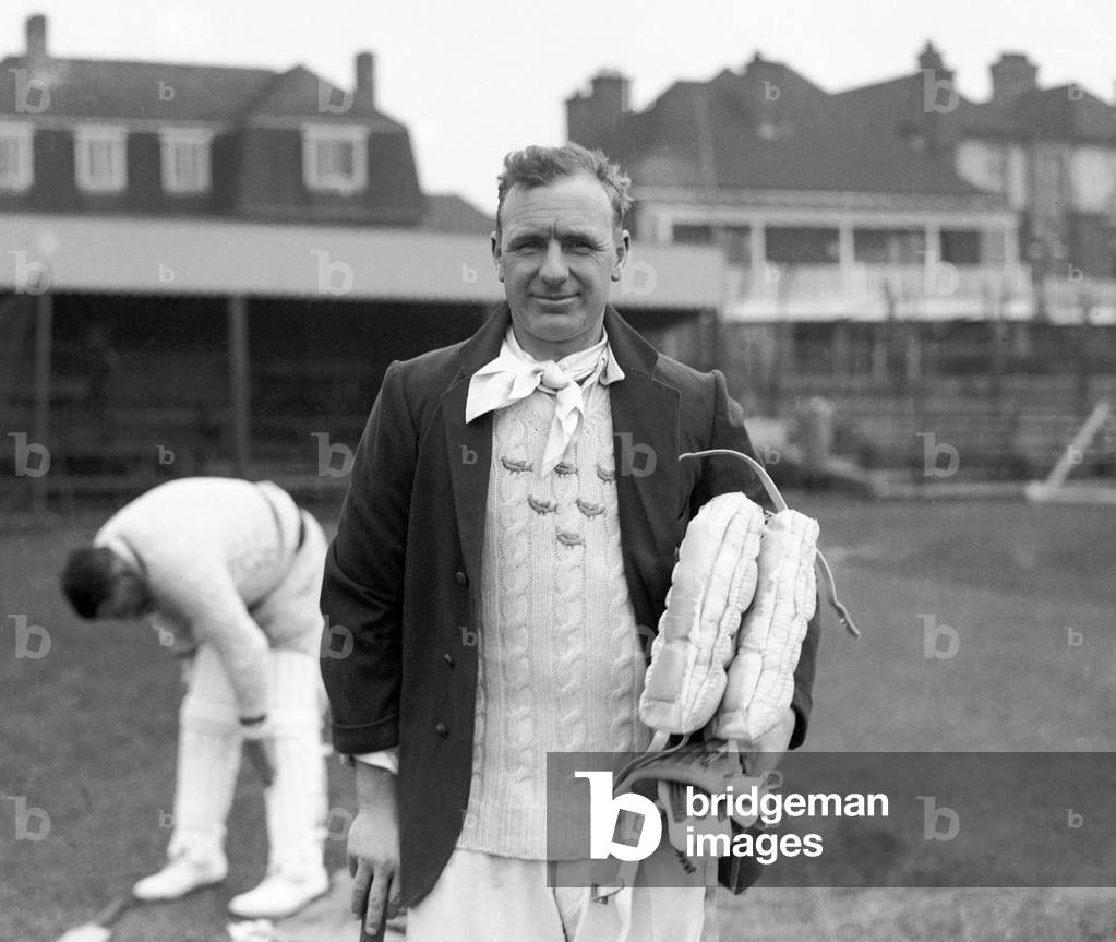 Sussex Cricketers. Harry Parkes (b/w photo)