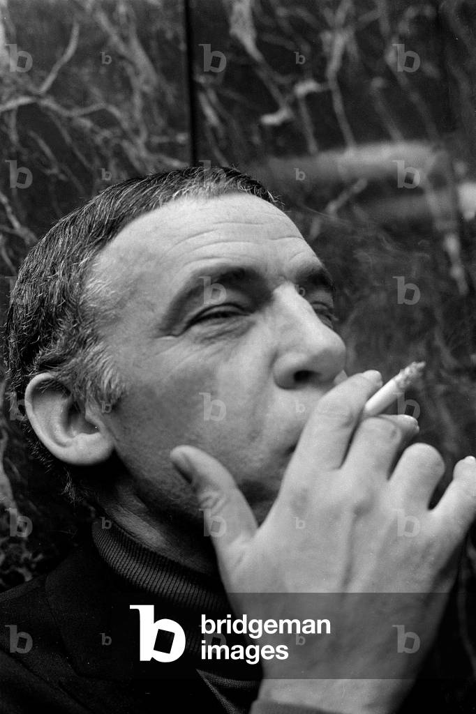 1960s Jazz performer Buddy Rich, Drummer smoking a cigarette.
13th April 1967.