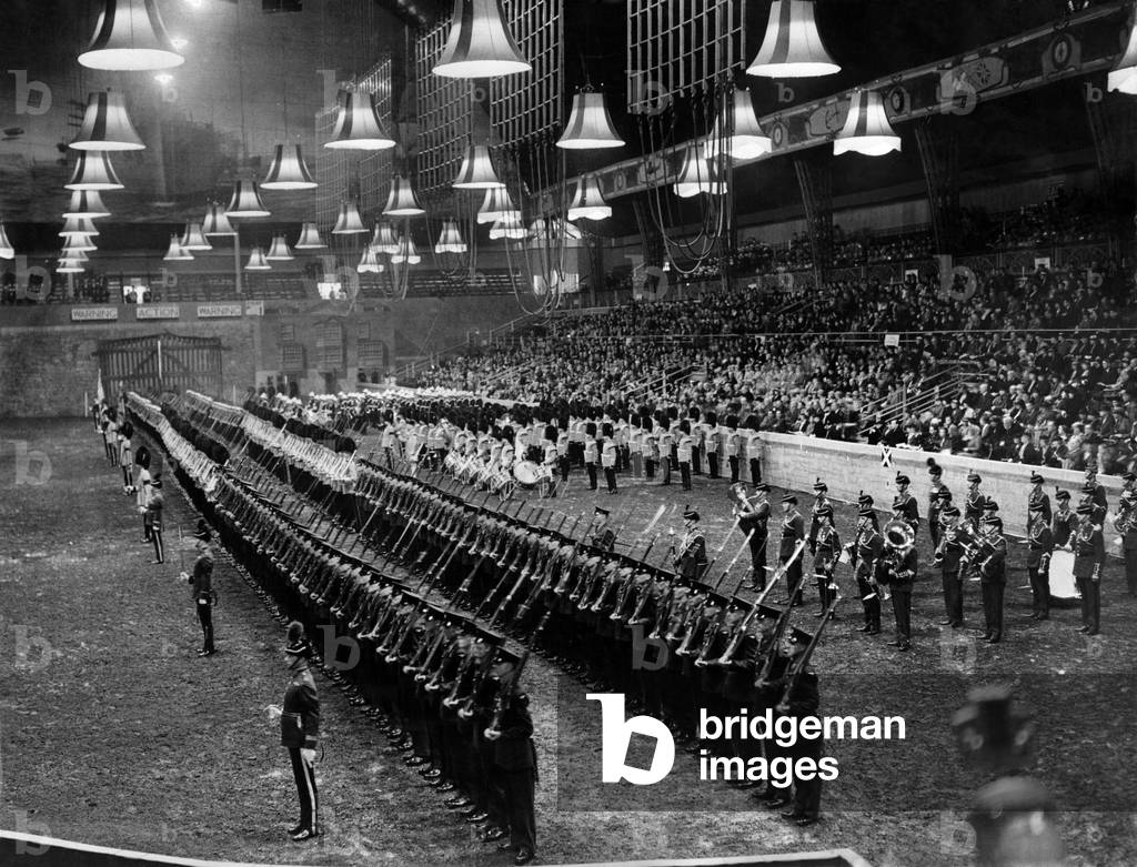 Royal Tournament. Parade of Navy, Army and Air Force. May 1936
