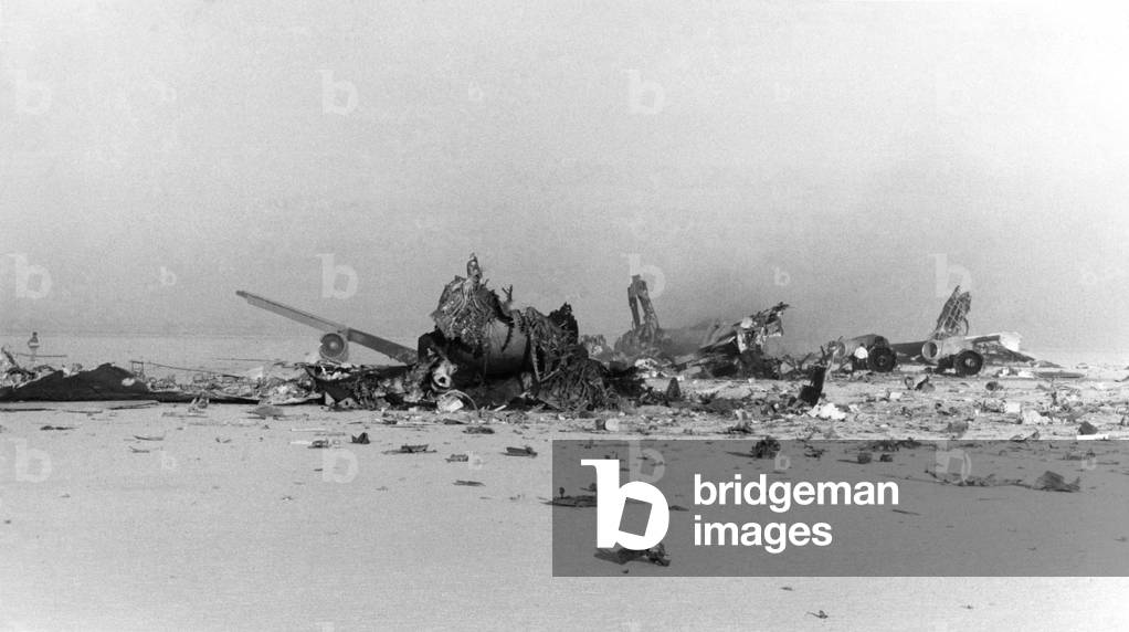 Dawson's Field
Hostages are freed and planes are blown up. The ordeal for many of the hostages, held by Palestinian guerillas after their aircraft were hijacked, ended when they were taken off the planes where they had been held captive at 