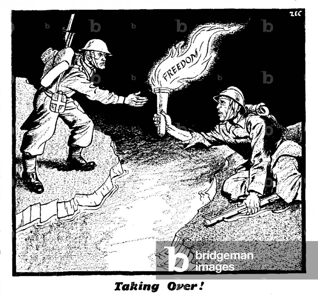 Taking Over, 18th June 1940 (b/w illustration)