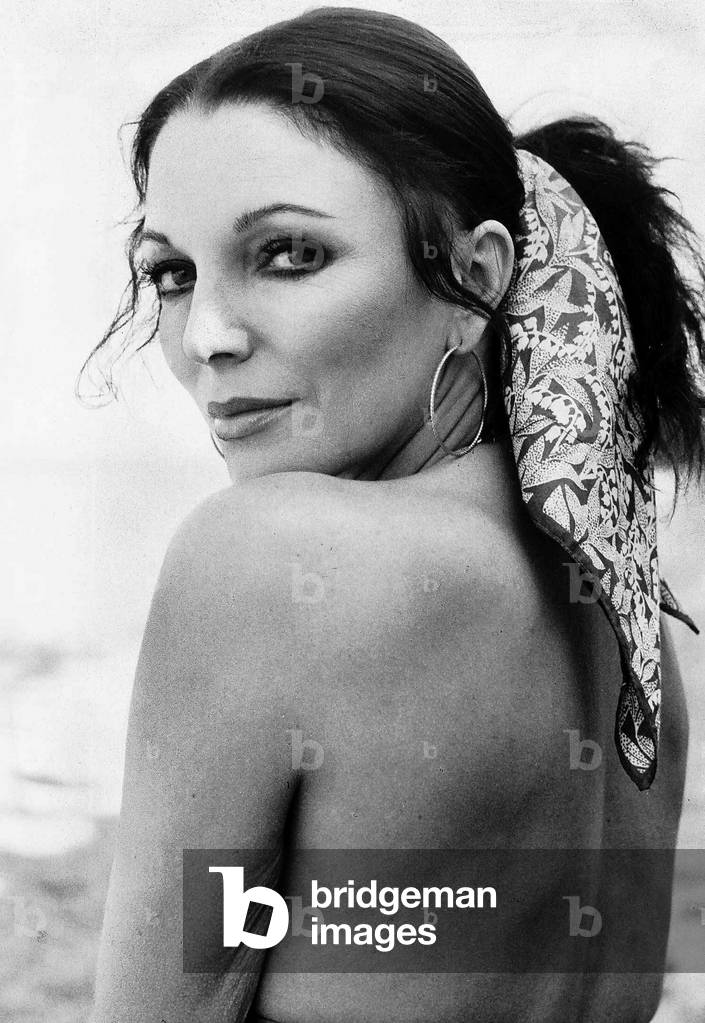 Joan Collins the actress at the 1977 cannes film festival
June 1977