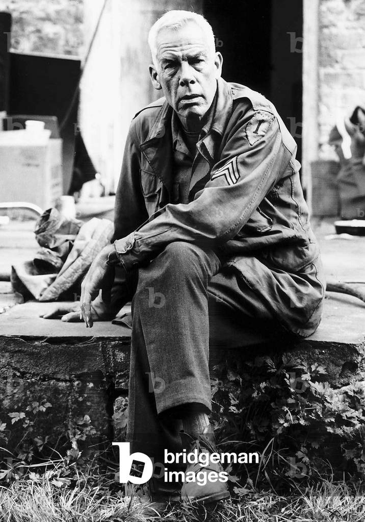 Lee Marvin actor stars in the film The Big Red One - August 1978