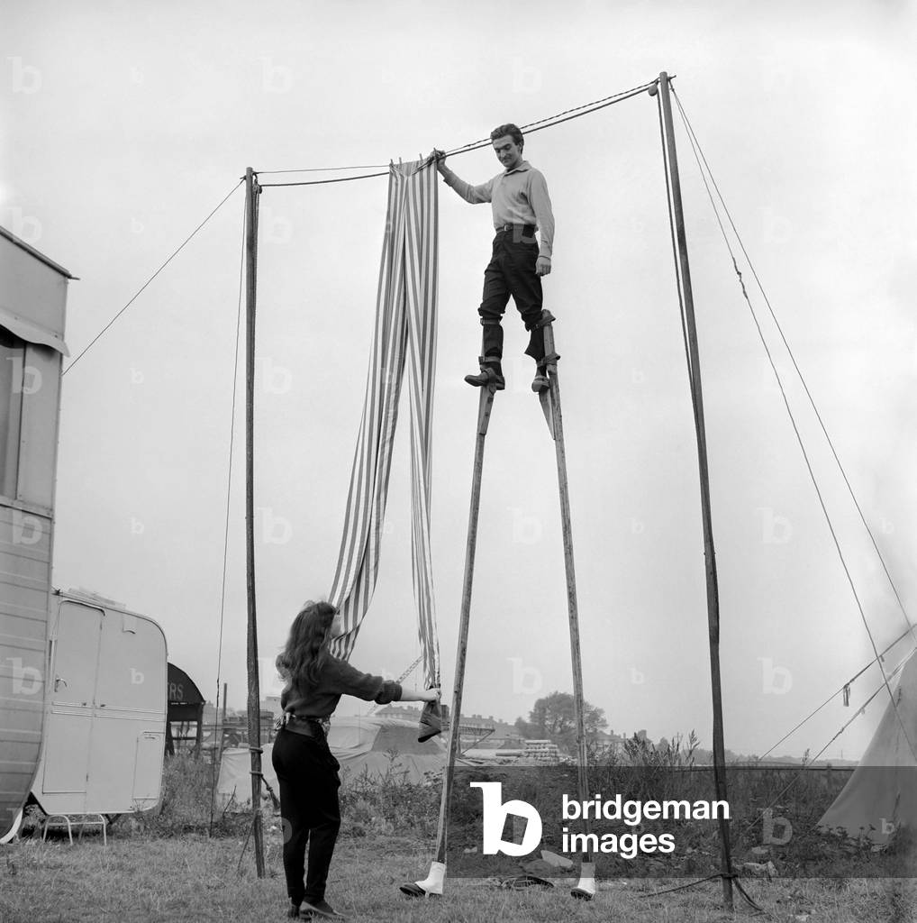 Entertainment: Circus: Barrie Sloan, Billy Smart, October 1960