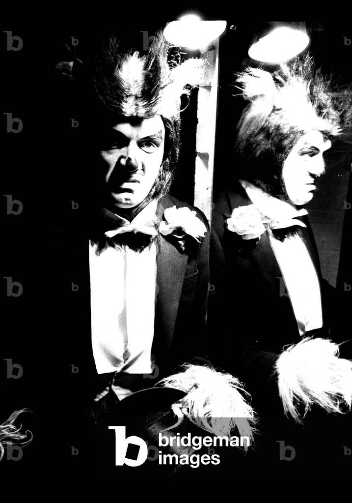 Young Humshaugh actor Kevin Whately at the start of his career at the Newcastle Playhouse in Toad of Toad Hall on 13th December 1979 (b/w photo)