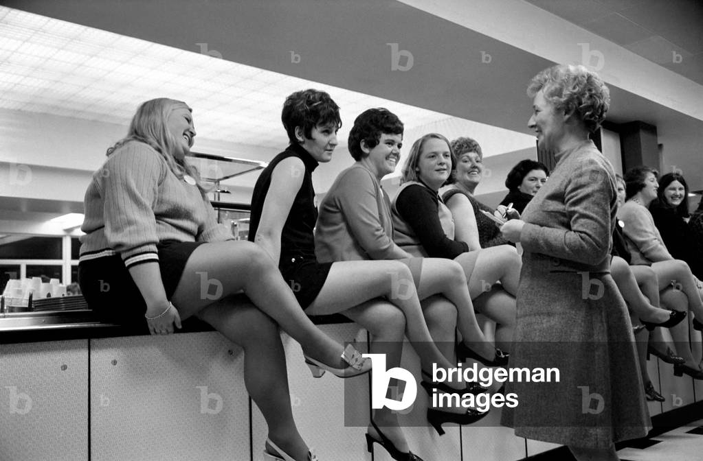 People Women Humour: Sixty-five 'big women invaded the BBC-TV Centre at White City tonight (Thurs) as a result of an appeal by the Women's AAA Secretary Marea Hartman on Sportsnight With Coleman. Marea Hartman interviews the girls in search of potential internationals. November 1969