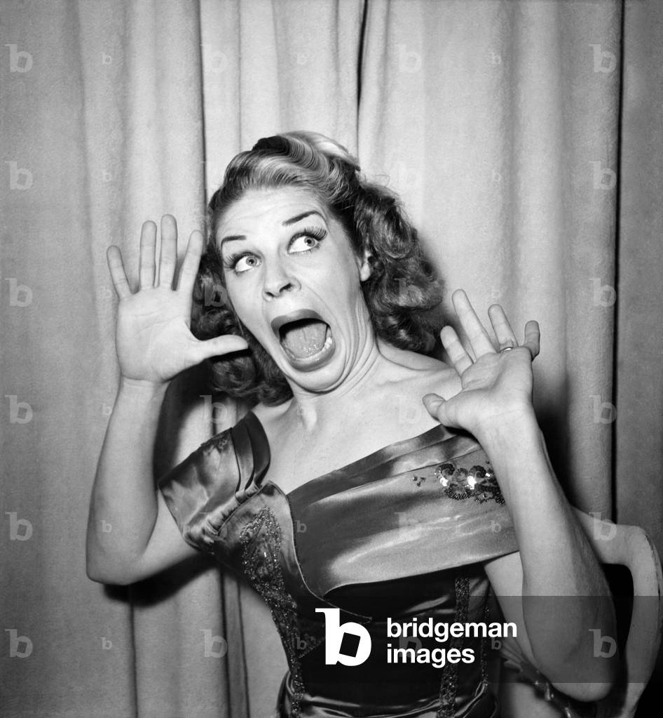 Actress Martha Raye. April 1948 O12447-002