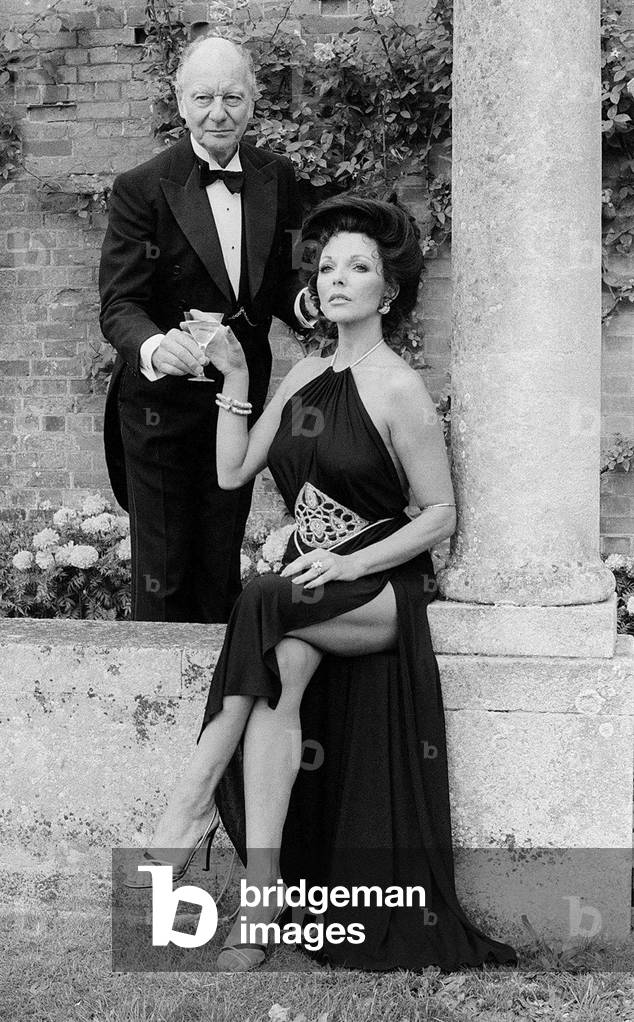 Sir John Guilgud and Joan Collins September 1978
In Roald Dahl's 
