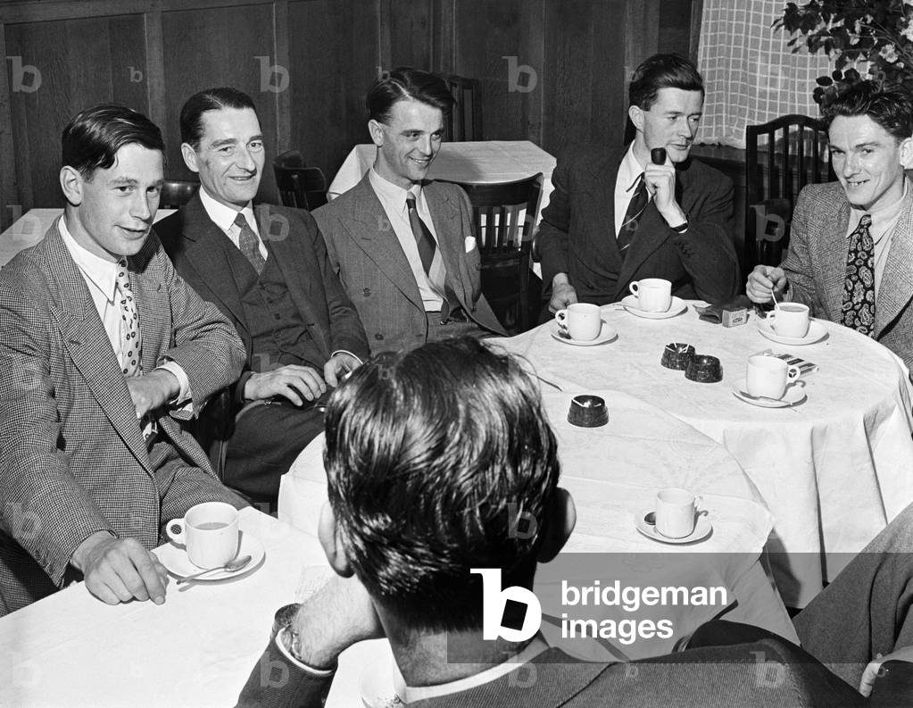 Frogmen's Reunion for World War Two heroes awarded the Victoria Cross, to appear in a BBC television programme. They are Lieutenant Basil Charles Godfrey Place, Lieutenant Commander Ian Fraser, Lieutenant Commander Donald Cameron, Leading Seaman James Magennis and Lieutenant Commander Lionel 