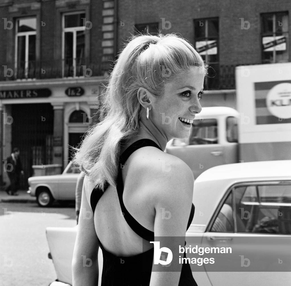 Actress Catherine Deneuve, star of the film 