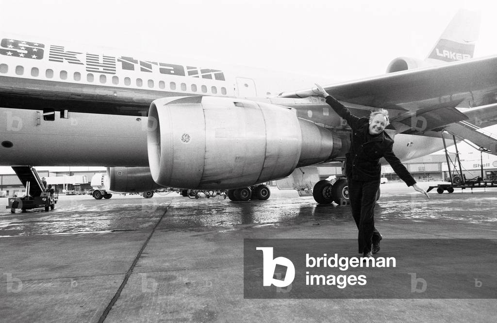 Head of Laker Airways Freddie Laker, September 1977