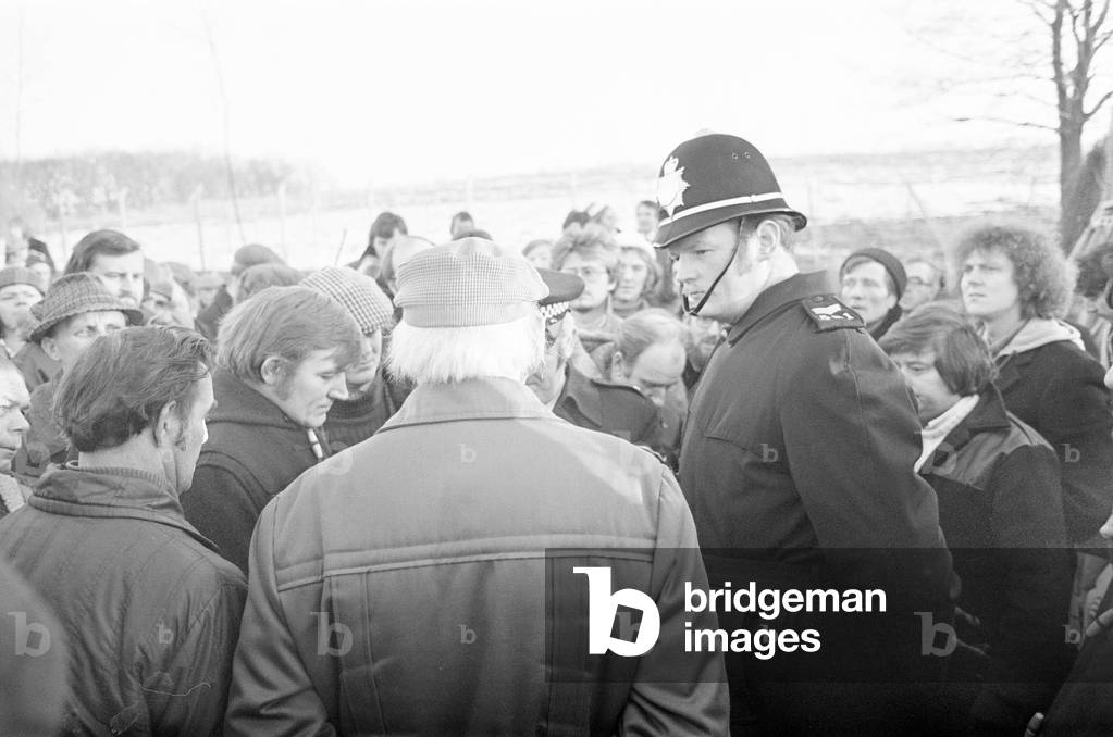 British Leyland Strike, Picket Scenes, Longbridge, Birmingham, 8th February 1979.