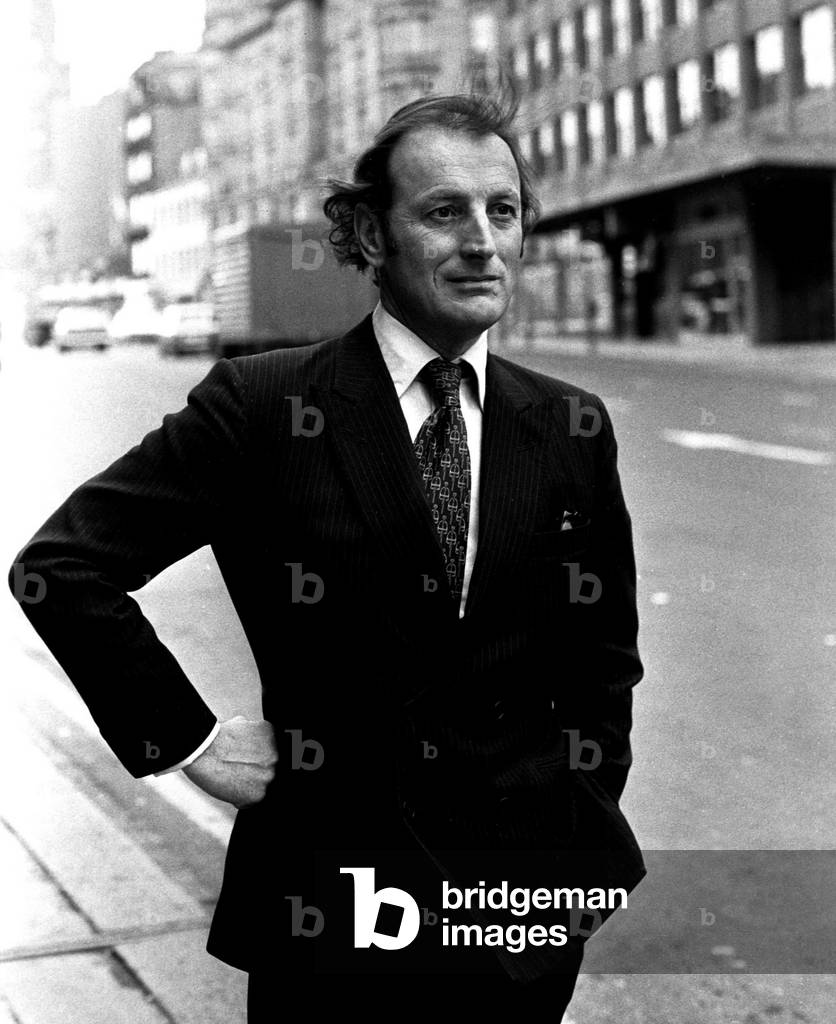 Gerald Harper, star of the TV series Hadleigh, was on Tyneside in November, 1977 (b/w photo)